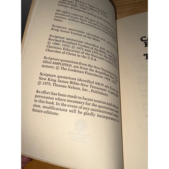 Can You Really Talk To God? By Louis H. Evans Sr. Paperback 1979 - Picture 8 of 11